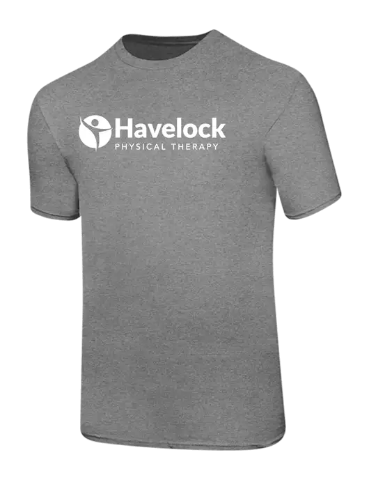 Ring Spun Light Heather Grey 4.5 oz T-Shirt w/Havelock Logo