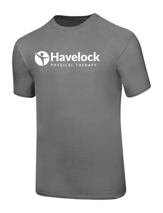 Ring Spun Medium Grey 4.5 oz T-Shirt w/Havelock Logo