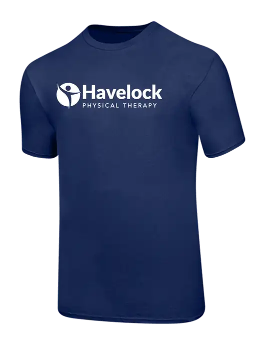 Ring Spun Navy 4.5 oz T-Shirt w/Havelock Logo