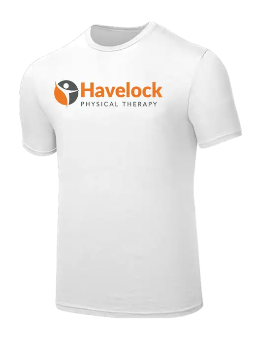 Seriously Soft White T-Shirt w/Havelock Logo