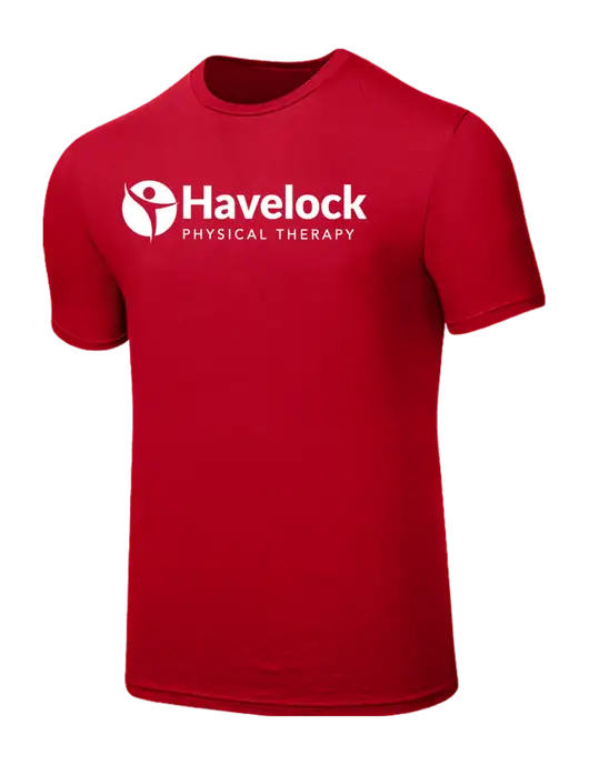 Seriously Soft Red T-Shirt w/Havelock Logo