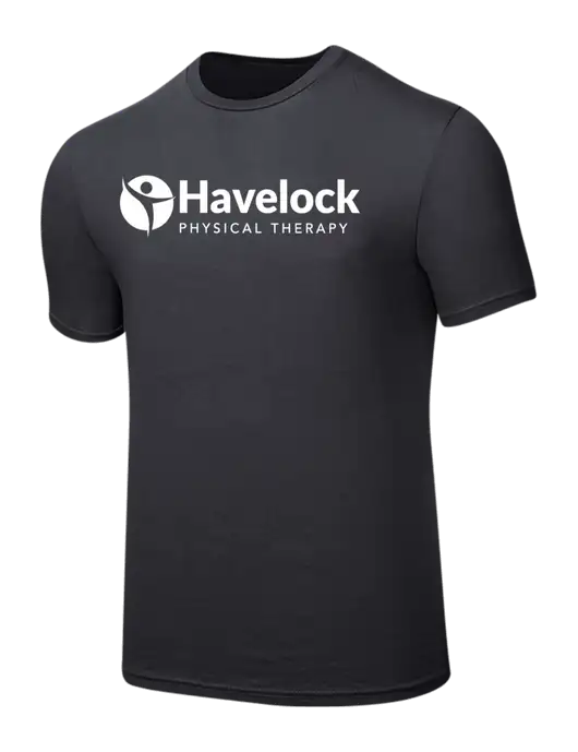 Seriously Soft Charcoal T-Shirt w/Havelock Logo