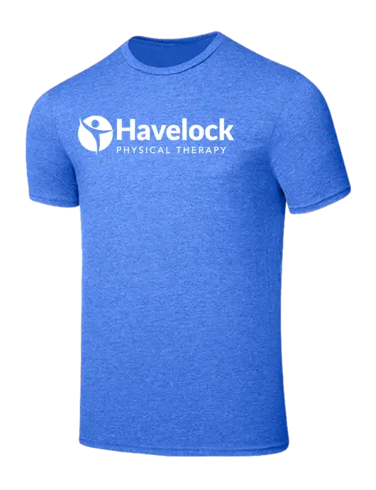 Seriously Soft Heathered Royal T-Shirt w/Havelock Logo