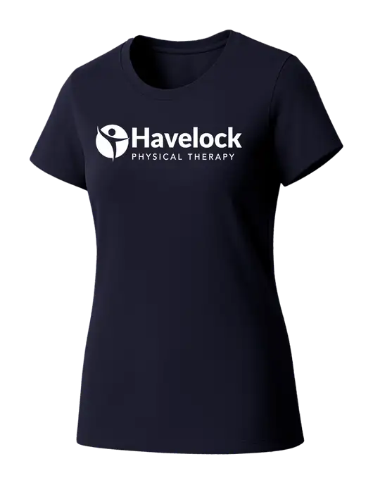 Womens Seriously Soft New Navy T-Shirt w/Havelock Logo