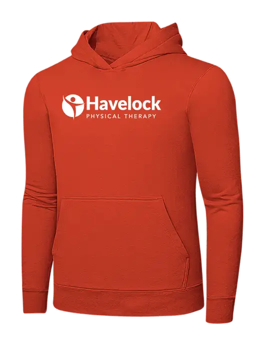 Orange 7.8 oz Ring Spun Hooded Sweatshirt w/Havelock Logo
