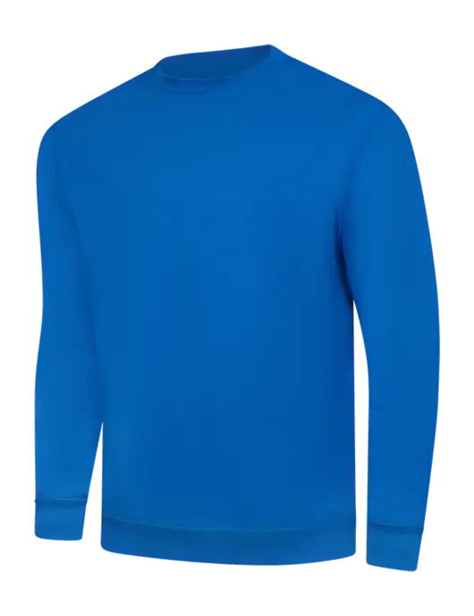 True Royal 9 oz 50/50 Cotton/Poly Crew Sweatshirt w/Havelock Logo