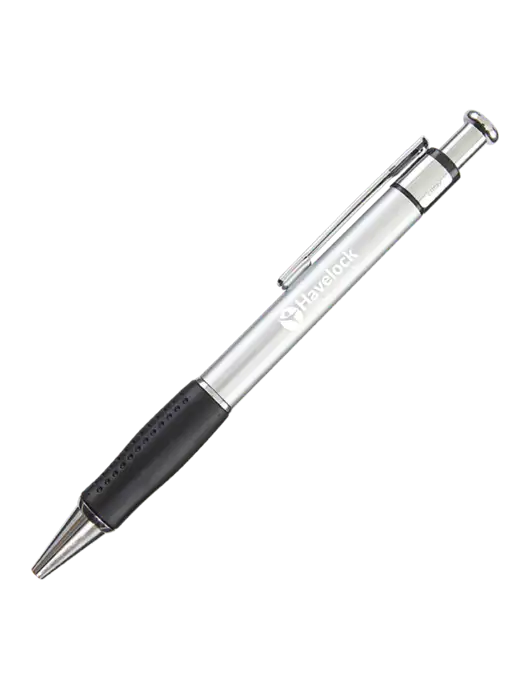 Malta Silver Pen - Black Ink w/Havelock Logo