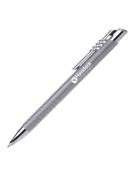 Schirhart Grey Pen - Black Ink w/Havelock Logo