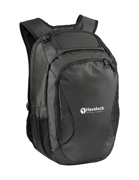 Stealth Dark Grey/Black Laptop Backpack w/Havelock Logo