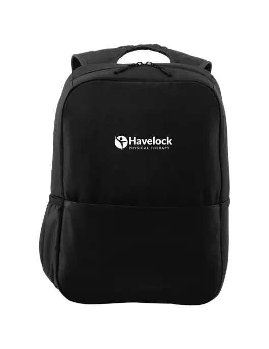 Access Square Laptop Black Backpack w/Havelock Logo