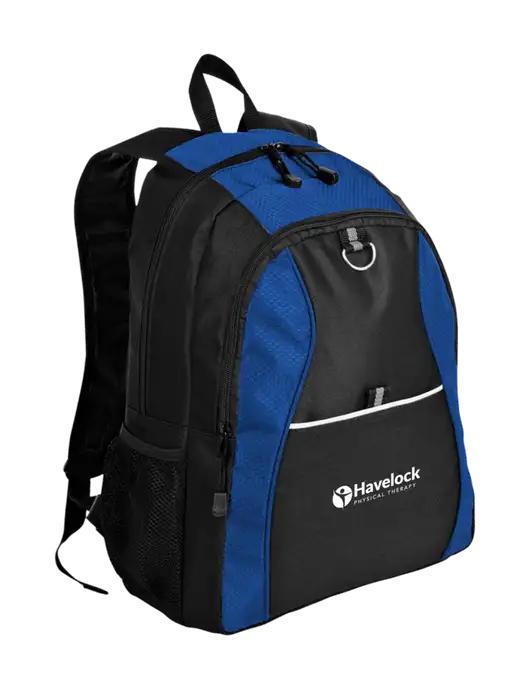 Honeycomb Twilight Blue/Black Backpack w/Havelock Logo