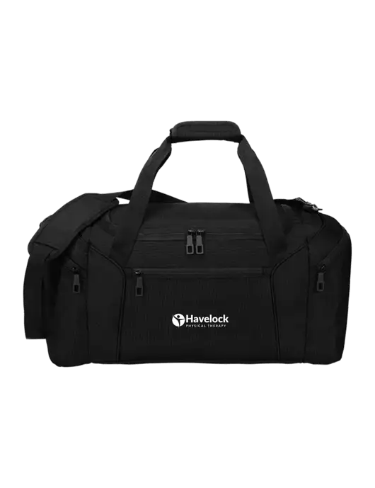 Slim & Lite Black Duffel    w/Havelock Logo
