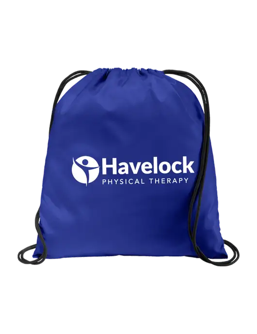 Drawstring  Royal Cinch Pack w/Havelock Logo