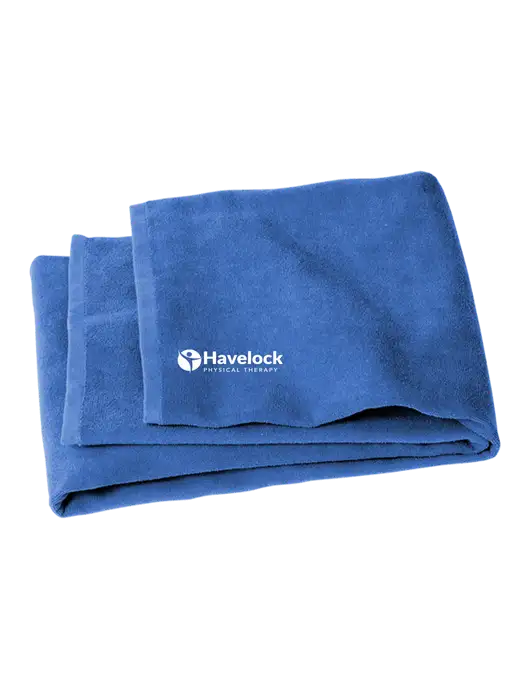 Royal Beach Towel w/Havelock Logo