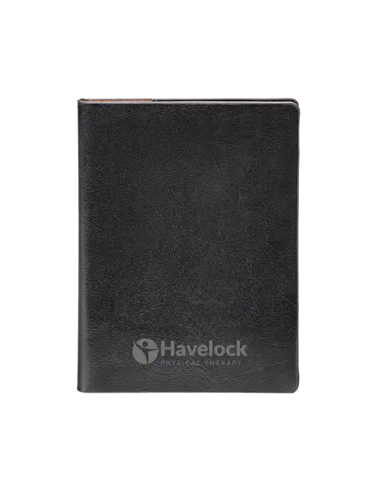 Fabrizio Black Rfid Passport Holder w/Havelock Logo