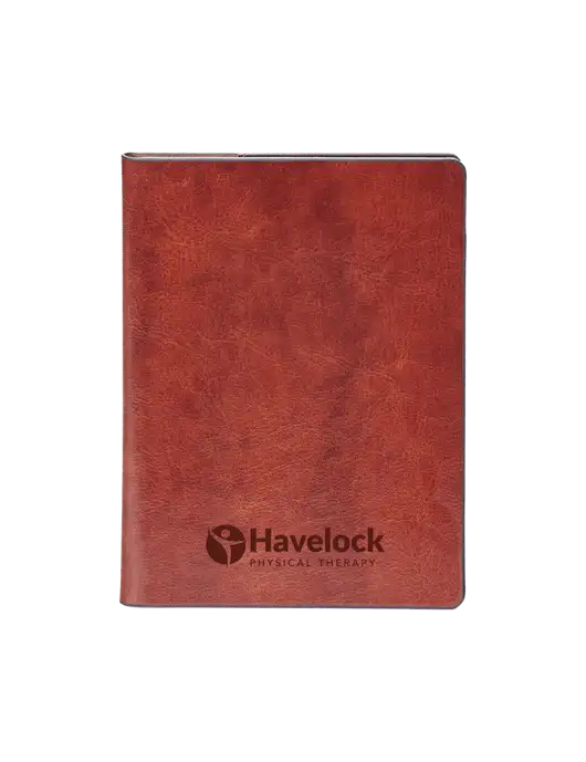 Fabrizio Brown Rfid Passport Holder w/Havelock Logo
