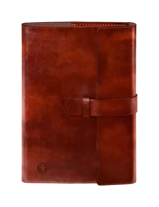 Fabrizio Brown 6.875 x 9.56 Portfolio w/Havelock Logo
