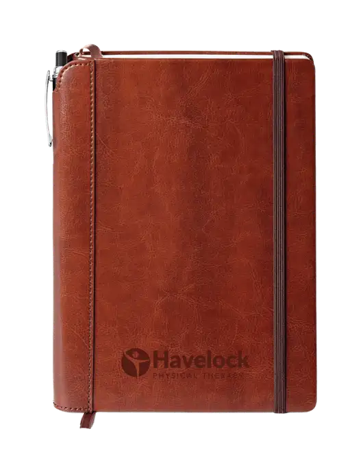 Fabrizio Brown Journal 6.375 x 8.375 Combo w/Havelock Logo