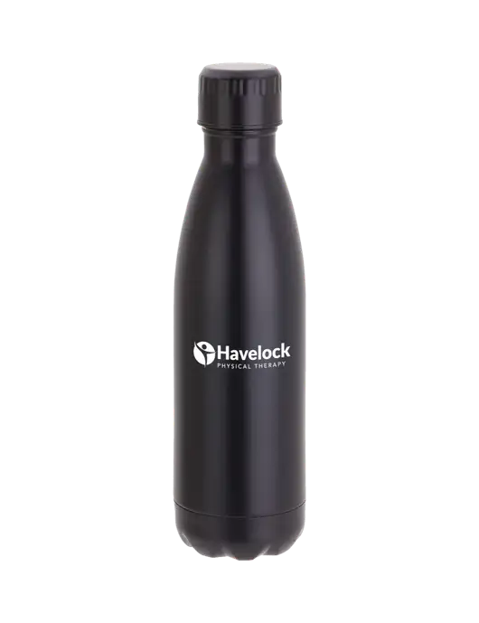 City Go Matte Black 17 oz Insulated Bottle w/Havelock Logo