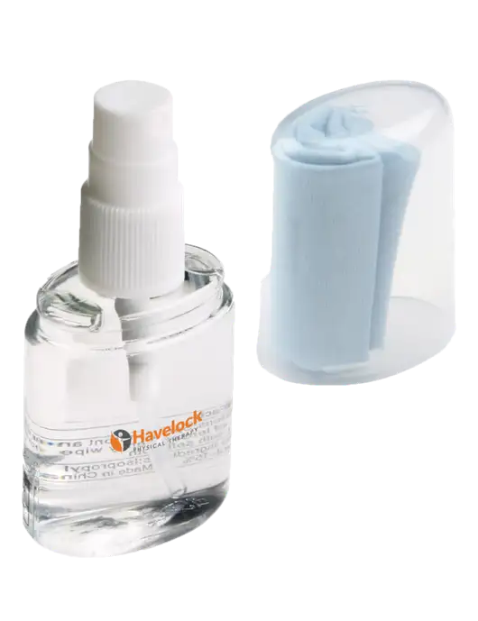 Lens Cleaning Spray & Microfiber Cloth w/Havelock Logo