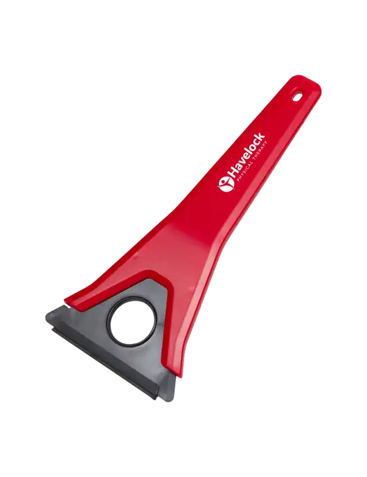 TriBlade Red Windshield Scraper w/Havelock Logo