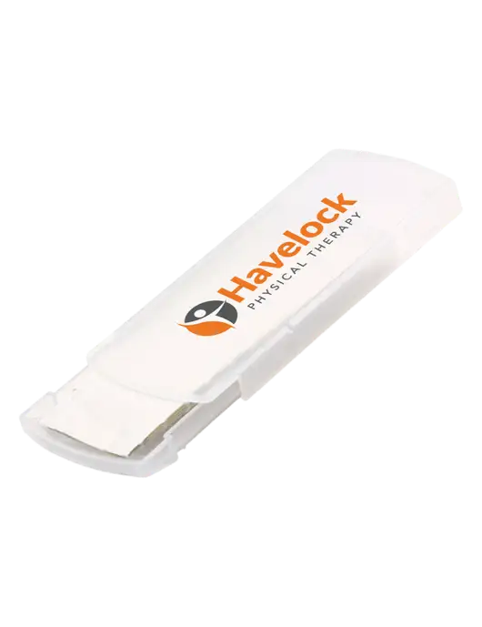 Slide Right Clear Bandage Dispenser w/Havelock Logo