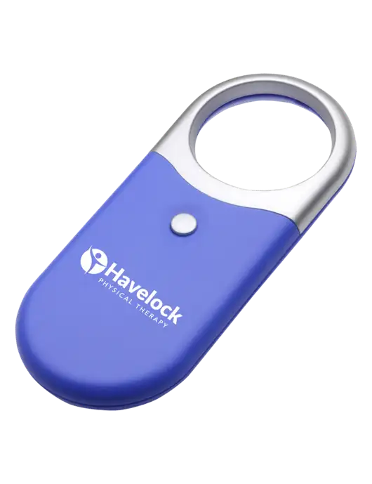 Compact Blue Magnifier Light w/Havelock Logo