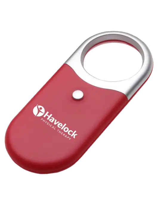 Compact Red Magnifier Light w/Havelock Logo