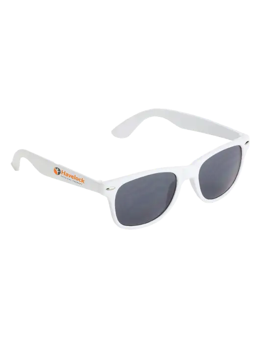 Daytona White Sunglasses w/Havelock Logo