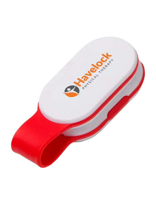 Magna Clip Red Personal Safety Light w/Havelock Logo