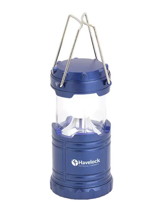 Blue Mini Retro Lantern w/Havelock Logo