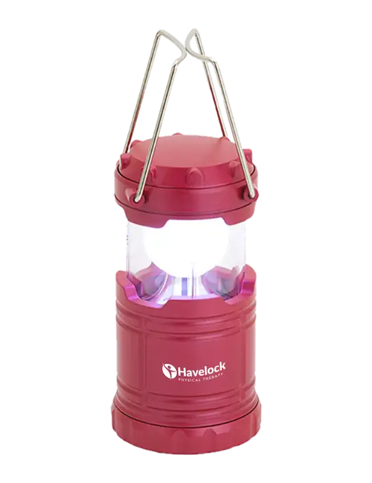 Red Mini Retro Lantern w/Havelock Logo