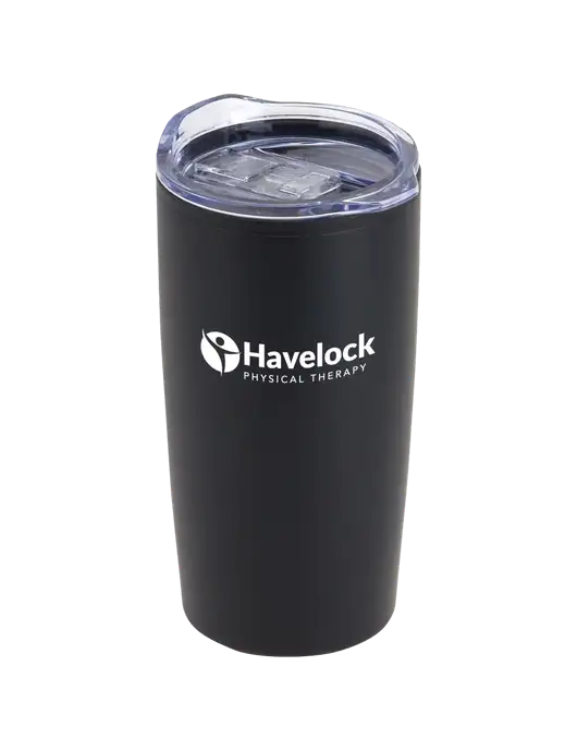 Olympus Black 20 oz Tumbler w/Havelock Logo