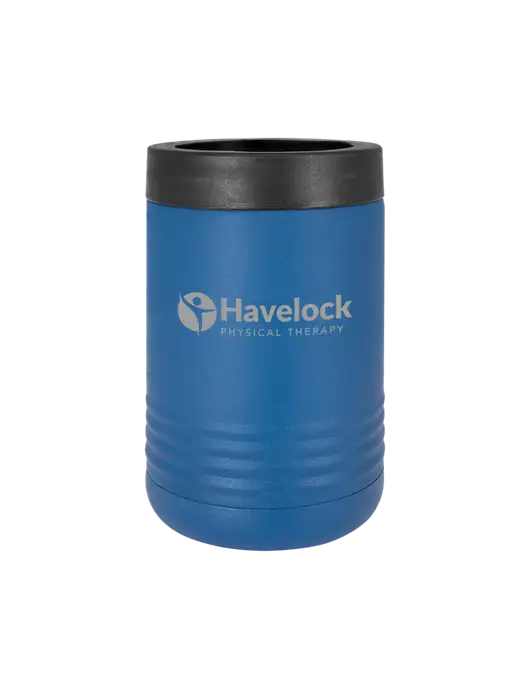 Polar Camel 12 oz Powder Coated Royal Blue Vacuum Insulated Beverage Holder w/Havelock Logo