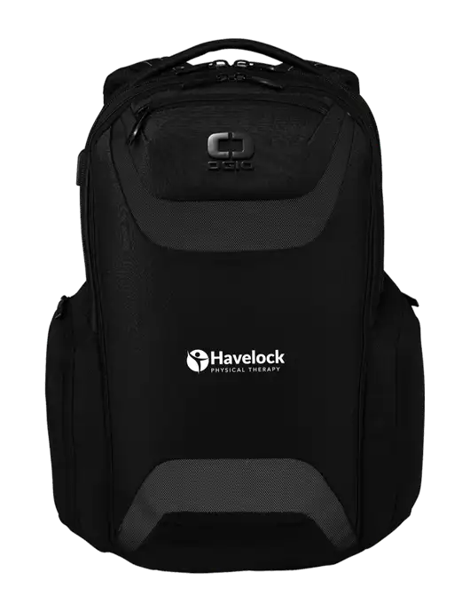 OGIO Black Charcoal Connected Pack w/Havelock Logo