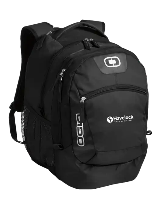 OGIO Black Rogue Pack
 w/Havelock Logo
