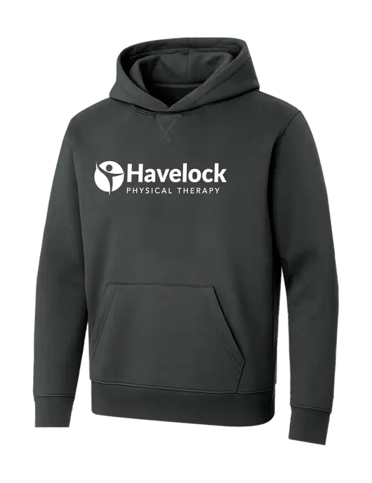 Allmade Charcoal Grey Organic French Terry Pullover Hoodie w/Havelock Logo