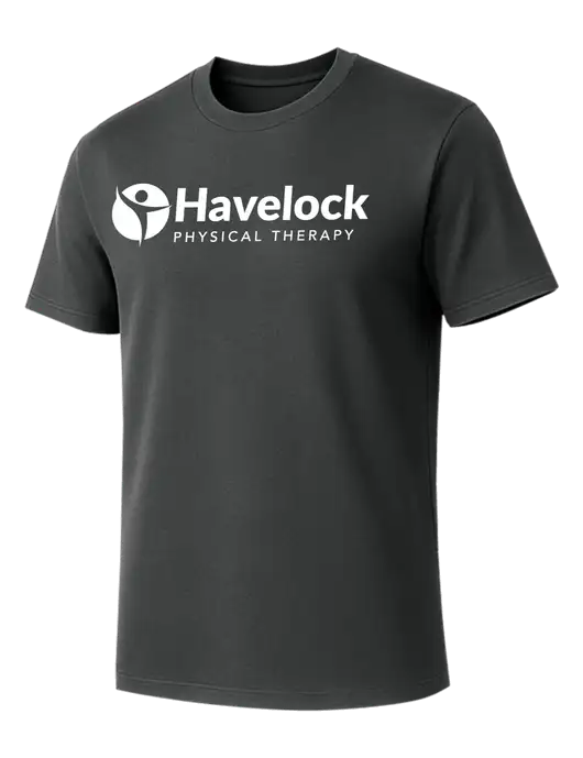 Allmade Charcoal Grey Organic Cotton Tee w/Havelock Logo