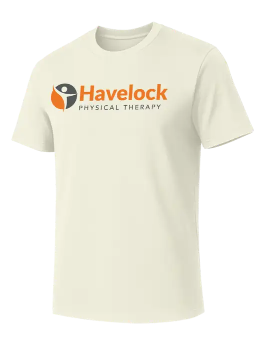 Allmade White Sand Organic Cotton Tee w/Havelock Logo