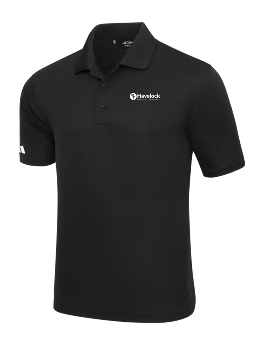 Adidas Black Basic Sport Polo w/Havelock Logo