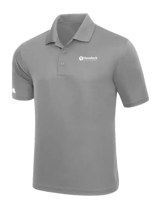 Adidas Light Grey Basic Sport Polo w/Havelock Logo