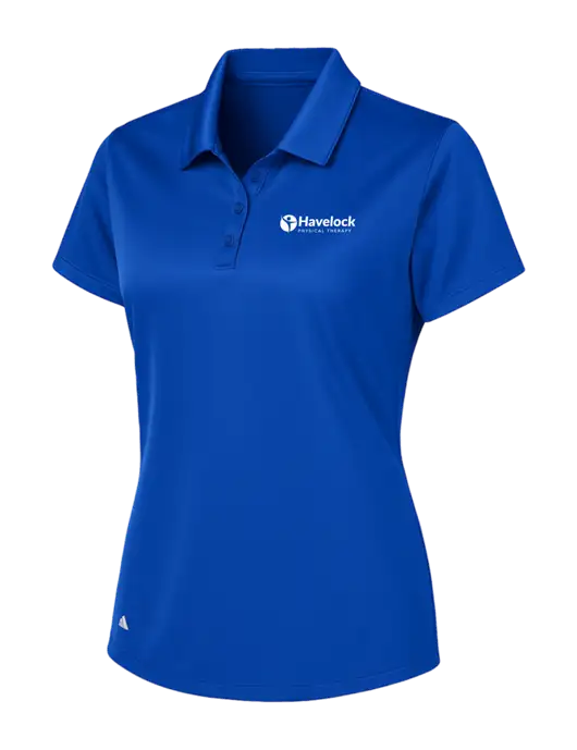 Adidas Royal Womens Basic Sport Polo w/Havelock Logo