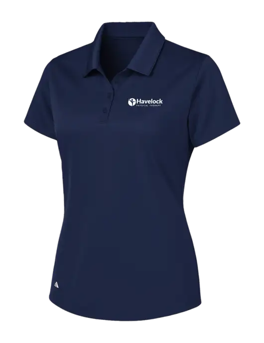 Adidas Navy Womens Basic Sport Polo w/Havelock Logo