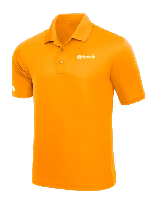 Adidas Bright Orange Basic Sport Polo w/Havelock Logo