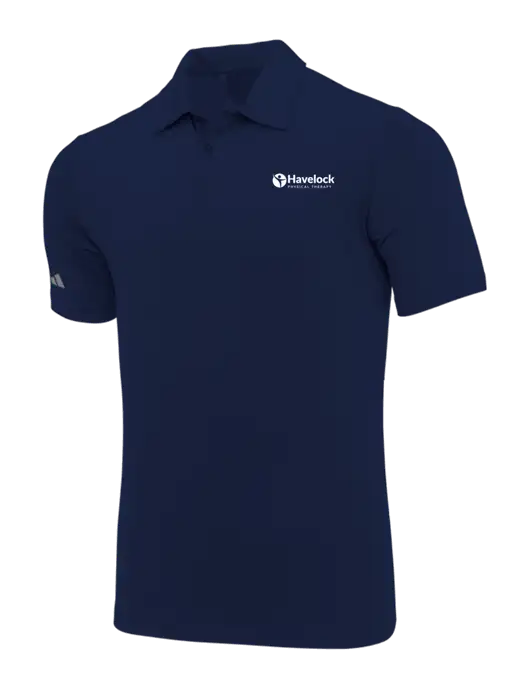 Adidas Navy Blue Ultimate Solid Polo w/Havelock Logo