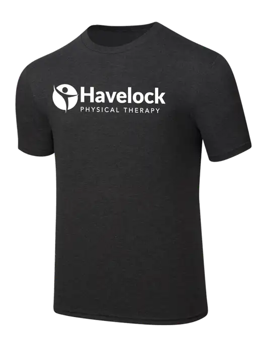 Simply Soft Black Frost 4.5oz  Poly/Combed Ring Spun Cotton T-Shirt w/Havelock Logo