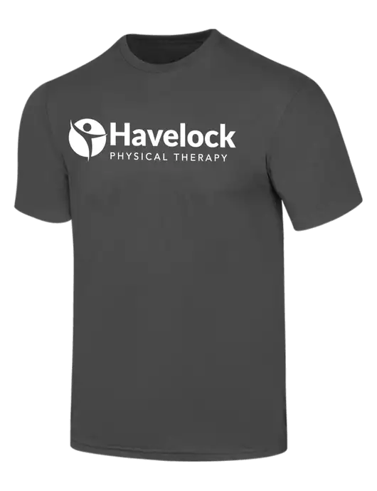 Simply Soft Charcoal 4.5oz  Poly/Combed Ring Spun Cotton T-Shirt w/Havelock Logo