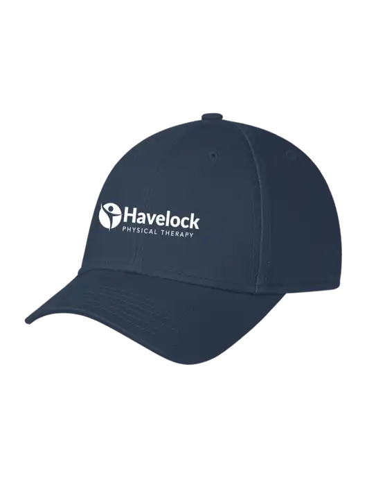 Navy Structured Cap Hook & Loop w/Havelock Logo