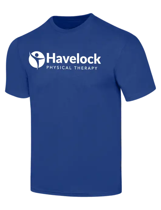 Simply Soft Dark Royal 4.5oz  Poly/Combed Ring Spun Cotton T-Shirt w/Havelock Logo