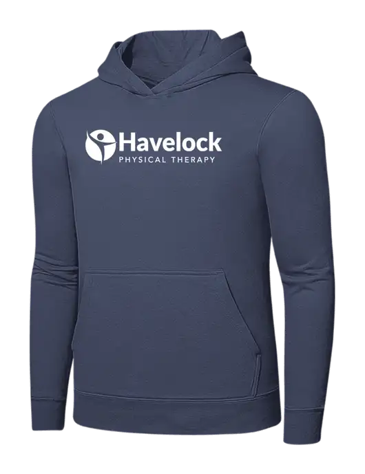 Steel Blue 7.8. oz Ring Spun Hooded Sweatshirt w/Havelock Logo
